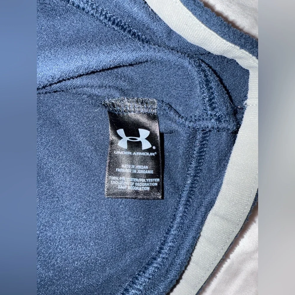 Under Armour Navy Blue Quarter Zip Performance Pullover Size S